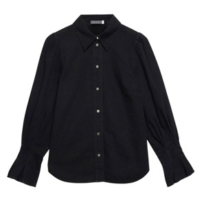 Mint Velvet Washed Black Denim Shirt
